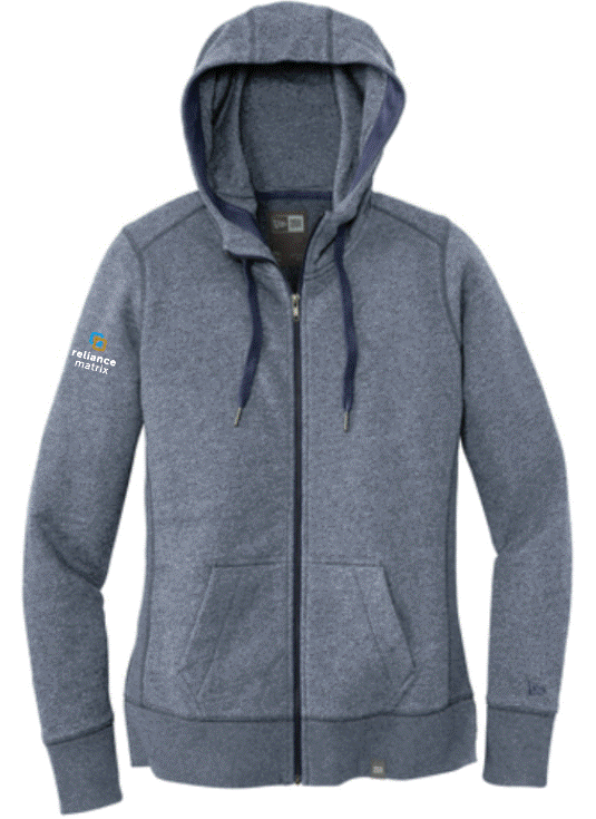 New Era Ladies French Terry Full-Zip Hoodie - LNEA502