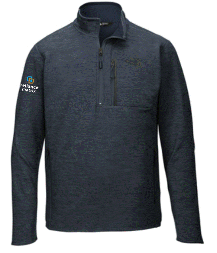 North Face Mens Skyline 1/4 Zip - Navy Heather - NF0A7V63